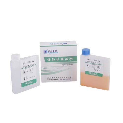 Lipase-Testkit - G003 series - Zhejiang Kangte Biotechnology Co., Ltd. - für Magen-Darm-Krankheiten / Serum / Farbmetrik