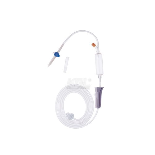 Infusionsset mit Tropfkammer - Zhejiang Kindly Medical Devices - mit Y-Verbinder / mit Filter zur Vorbeugung von Partikel-Kontaminationen / mit Absperrhahn