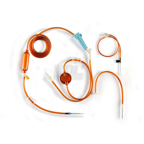 Polyvinylchlorid-Infusionsset - Zhejiang Kindly Medical Devices - Polyurethan / mit Tropfkammer / mit Y-Verbinder