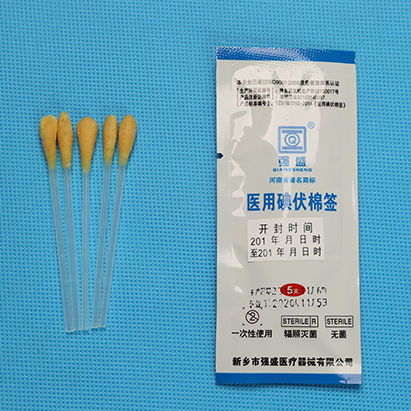 Standardtupfer - 601 - Xinxiang Qiangsheng Medical Equipment - Kunststoff / Baumwolle / steril