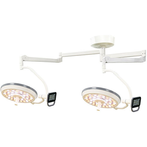 Deckenmontierte OP-Leuchte - KS-5050 dual dome - Shantou Easywell Electronic Technologies - LED / mit 2 Armen / 220 V / 50 Hz