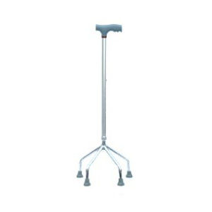 Fritzgriff-Gehstock - KR922 - Zhenjiang Kangrui Rehabilitation Equipment Co., Ltd. - Vierfuß / höhenverstellbar