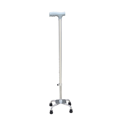 Fritzgriff-Gehstock - KR924 - Zhenjiang Kangrui Rehabilitation Equipment Co., Ltd. - Vierfuß / höhenverstellbar