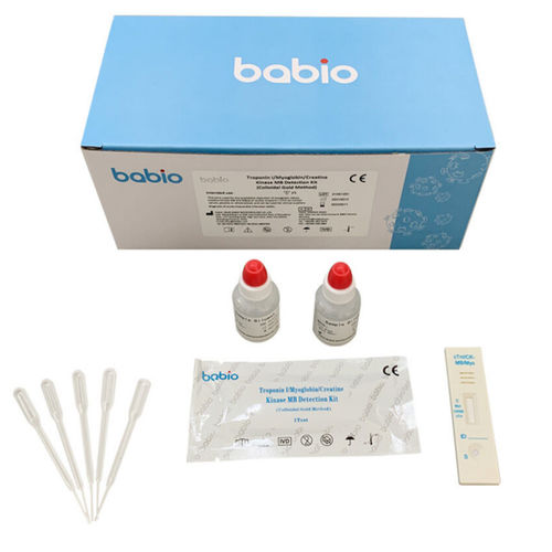 Testkit für kardiovaskuläre Erkrankungen - Jinan Babio Biotech - für Antikörper / cTnI / Myoglobin