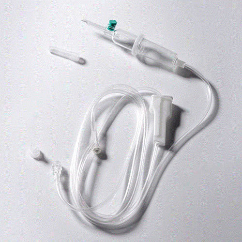 Infusionsset für Insulin - IV01A DF/180 - Sunrise Medical Technology - Polyvinylchlorid / Polyethylen / mit Tropfkammer