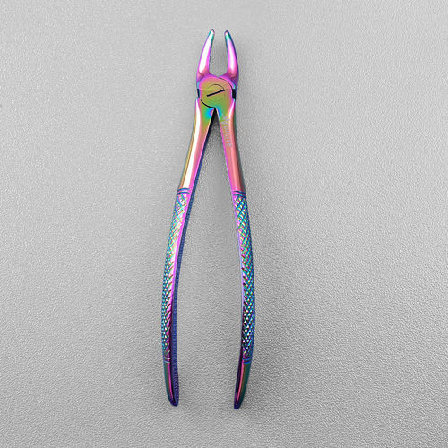 Dentale Extraktionszange / oberer zentraler Abzug - MDI-020-001 series - Mediciveins - für Extraktion vorn unten / für Zahnwurzeln / für obere Schneidezähne