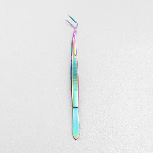 Diagnose-Dentalpinzette - MDI-02000-2000	 - Mediciveins - gebogen