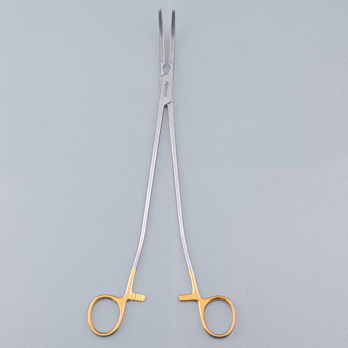 Gynäkologische Zange - MDI-05100-5130 - Mediciveins - für Hysterektomie / gebogen