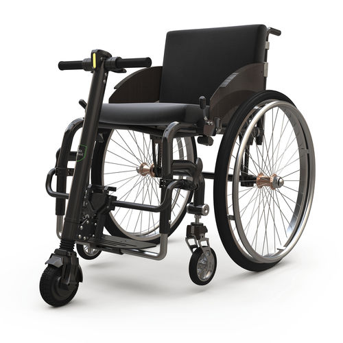 Elektrischer Rollstuhlantrieb - UNAwheel Mini - UNAcare - Front