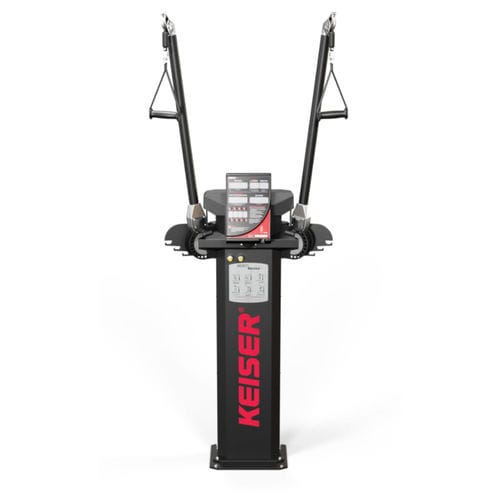Doppelkabel-Seilzuggerät - Functional Trainer - Keiser - hoch / niedrig