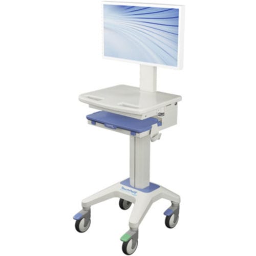 Medizinisch Computer-Arbeitsplatz - WF-CSX-AH - Touchpoint Medical - höhenverstellbar / mobil