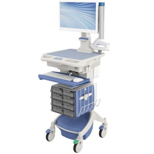 Computerwagen zur Medikamentenausgabe - AccessRx MD™ - Touchpoint Medical - gesichert / Akku