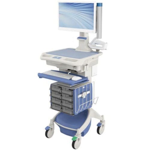 Medizinisch Computer-Arbeitsplatz - AccessRx Secure™ - Touchpoint Medical - höhenverstellbar / mobil
