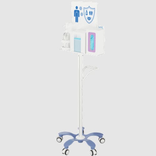 Desinfektionsgelspender - workFLO® - Touchpoint Medical - für Handschuhe / Masken / bodenstehend
