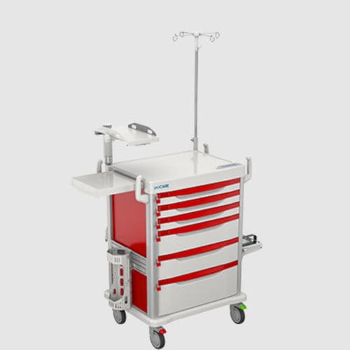 Medizinischer Wagen - AP-AMSSWASH - Touchpoint Medical - Notfall / Mehrzweck / Geräte