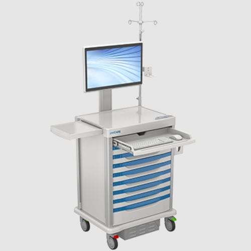 Medizinisch Computerwagen - proCARE™ Intelligent - Touchpoint Medical - Zubehör / mobil / mit Schublade