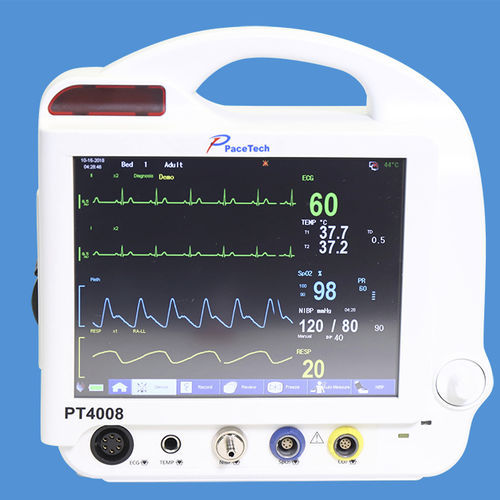 Tragbarer Patientenmonitor - MINIPACK 300  - Pace tech Medical - EKG / Atemfrequenz / TEMP