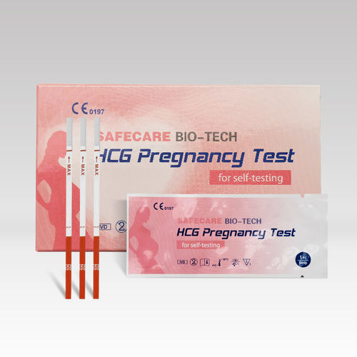 Schwangerschaftsteststreifen - Safecare - Serum / Urin / Immunoassay