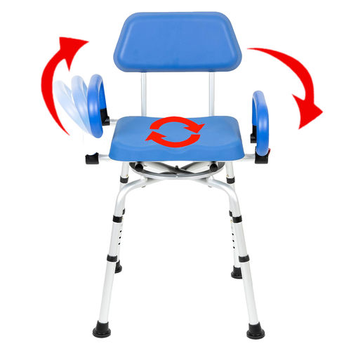Duschstuhl mit Armlehnen - MBSC  - Pain Management Technologies - Dreh / Kunststoff