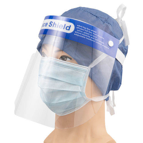 Polyethylen-Gesichtsschild - 201F - Zhejiang Lanhine Medical Products - Vollgesicht / Erwachsene / 10er-Packung