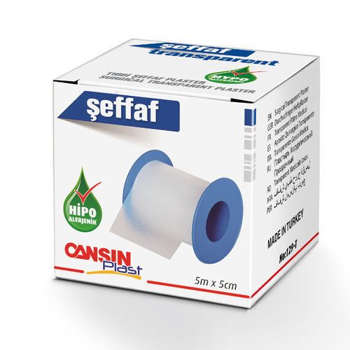 Polyethylen-Polsterbinde - 127T - Cansin Healthcare Industrial & Trade - hypoallergen / transparent
