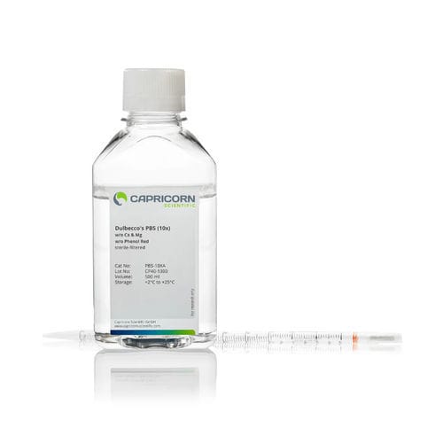 Salzlösungs-Reagenz - PBS-10XA - Capricorn Scientific GmbH - DPBS / biologische Aktivität