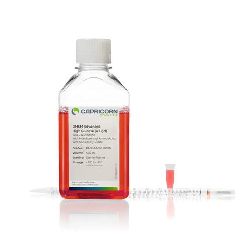 DMEM-Reagenz - DMEM-ADV-500ML - Capricorn Scientific GmbH - für Zellkultur