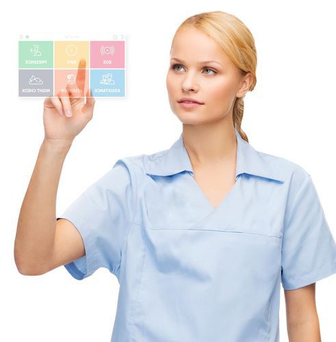 Infotainment-Terminal / mit Touchscreen - NurseTab - Caretronic Ltd
