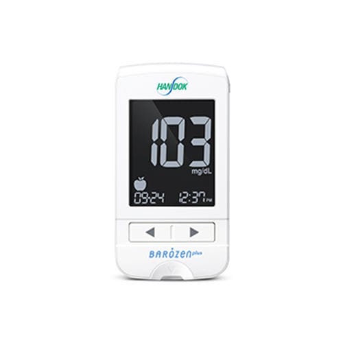 Automatisches Blutzuckermessgerät - Barozen Plus - Handok Inc. - GDH-FAD / für Krankenhaus / mit Stechhilfe