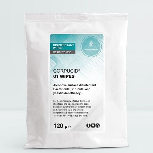 Feuchte Reinigungstücher / für Böden und andere Oberflächen - CORPUCID® 01 - IVN Nettetal & Unigema - 120er-Packung