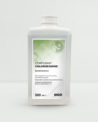 Desinfektionsmittel für Körperhygiene - CORPUSAN® - IVN Nettetal & Unigema - flüssig / 500 mL / auf Chlorhexidinbasis