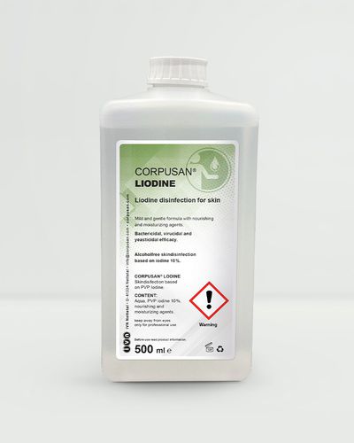 Desinfektionsmittel für Körperhygiene - CORPUSAN®  - IVN Nettetal & Unigema - flüssig / 500 mL / auf Jodbasis
