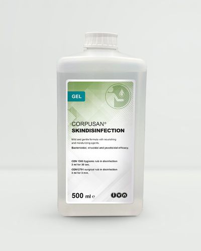 Desinfektionsmittel für Körperhygiene - CORPUSAN® - IVN Nettetal & Unigema - Gel / 500 mL / auf Alkoholbasis