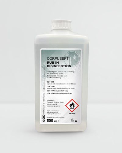 Desinfektionsmittel für Körperhygiene - CORPUSEPT® - IVN Nettetal & Unigema - flüssig / 500 mL / auf Alkoholbasis
