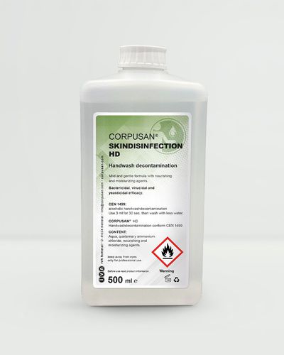 Viruzide antiseptische Seife - CORPUSAN® - IVN Nettetal & Unigema - fungizid / bakterizid / sporizid