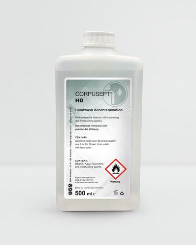 Viruzide antiseptische Seife - CORPUSEPT® - IVN Nettetal & Unigema - fungizid / bakterizid / sporizid