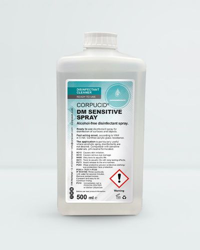 Desinfektionsmittel für medizinisches Mobiliar - CORPUCID® DM Sensitive - IVN Nettetal & Unigema - für Böden und andere Oberflächen / flüssig / 500 mL