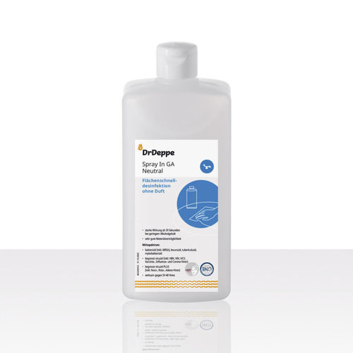 Desinfektionsmittel für Böden und andere Oberflächen - Spray In GA - Laboratorium Dr. Deppe - flüssig / 500 mL / auf Basis von Benzalkoniumchlorid