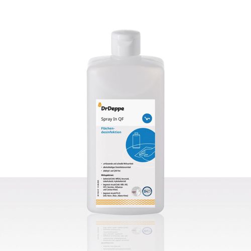 Desinfektionsmittel für Böden und andere Oberflächen - Spray In QF - Laboratorium Dr. Deppe - flüssig / 1000 mL / 500 mL