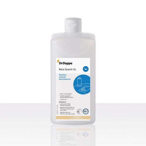 Desinfektionsmittel für Böden und andere Oberflächen - Beta Guard rfu - Laboratorium Dr. Deppe - flüssig / 1000 mL / 500 mL