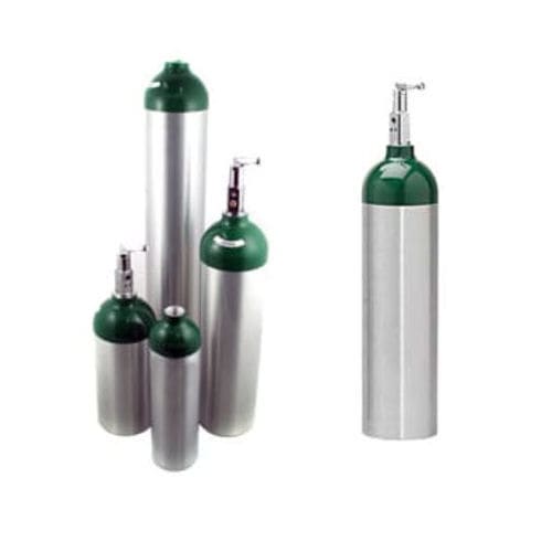 Sauerstoff-Medizingasflasche - MS-MED-DT - MedSource Labs - Aluminium / grau