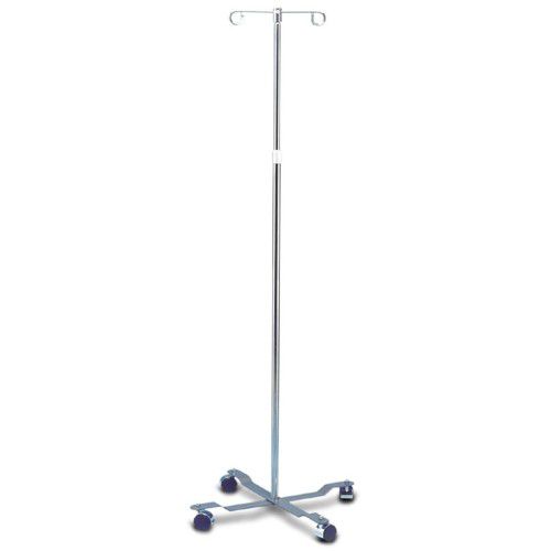 Infusionsständer auf Rollen - MS-47110	 - MedSource Labs - 4 Haken / 2 Haken / Edelstahl
