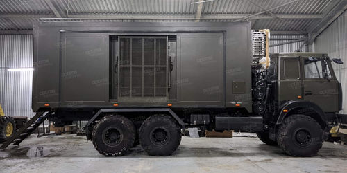 Mobile Krankenstation / für chirurgischen Notfall - Optima Elektro Hidrolik Ltd. Sti. - Traumatologie / für Intensivpflege / LKW