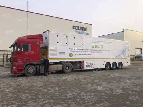 Mobile Krankenstation / Labor - BSL3  - Optima Elektro Hidrolik Ltd. Sti. - Anhänger
