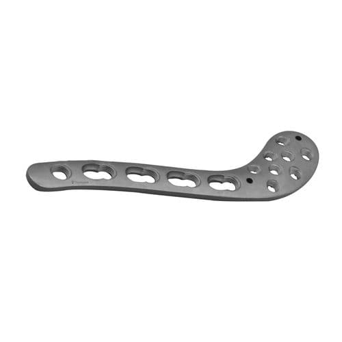 Kompressionsplatte für Schlüsselbein - O5521903 - Ortimplant - distal / mit Verriegelung / Metall