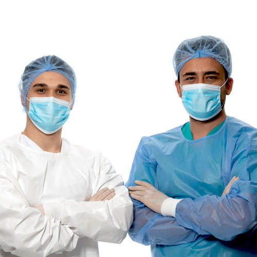 OP-Maske / für Erwachsene - Podima Medikal - blau / zum Einmalgebrauch / hypoallergen