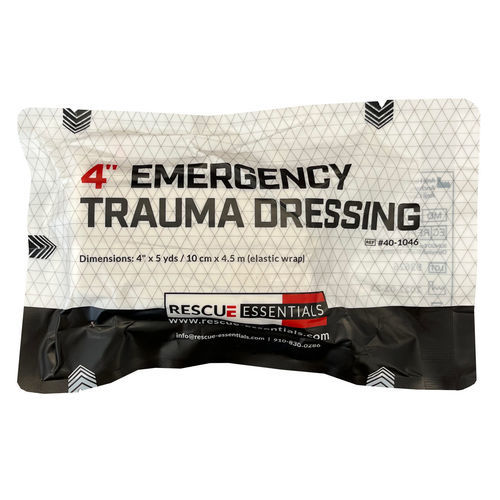 Steriler Verband - 4" Emergency Trauma - Rescue Essentials - elastisch / nichthaftend