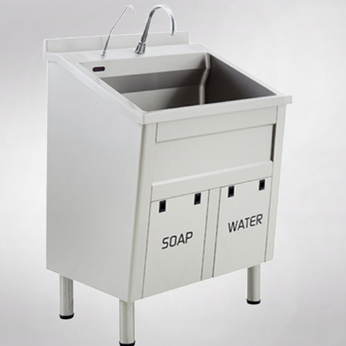 Waschbecken für OP / 1 Arbeitsplatz - 10600 - Üzümcü Hospital Equipment - Edelstahl
