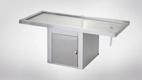 Leichenwaschungs-Tisch - MG20.10 - Üzümcü Hospital Equipment - rechteckig / Edelstahl