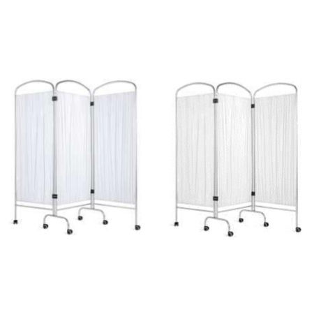 Zusammenklappbarer Medizinischer Bettschirm - VL25X.10.BI.1214 - Valiamo - 3 Flügel / Edelstahl